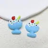 Zapatos de pegamento suave de PVC accesorios para agujeros dibujos animados lindos helado helado horquilla DIY caja de almacenamiento material para vaso de agua al por mayor
