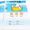 16K Caderno de Exercícios para Aluno do Ensino Fundamental Livro Didático de Inglês Livro Livro 5 Papel Couché Capa de Desenho Caderno de Exercícios