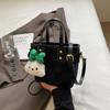 Bolso de Mano Tipo Cubo de Estilo Coreano a la Moda para Mujer 2024 Otoño e Invierno Nuevo Nicho Casual Versátil Moderno Bolso de Hombro Cruzado