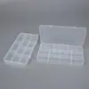 Caja Transparente de Plástico PP con 11 Compartimentos Integrados para Joyería, Equipo de Pesca, Accesorios de Ferretería y Almacenamiento de Escritorio