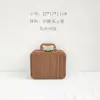 Maleta tejida de ratán de imitación retro Accesorios para fotos de celebridades de internet Cesta de picnic pastoral Caja de almacenamiento Cesta de recuerdo