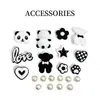 Dijes para Zapatos de Cocodrilo Corazón del Océano con Concha de Perla Estrella de Mar Accesorios de Decoración DIY Estilo Playa Ins