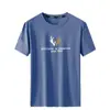 Fabricante Directo Camiseta de Seda Helada de Verano para Hombre Cuello Redondo Secado Rápido Manga Corta Delgada Talla Grande Transpirable Media Manga para Hombre