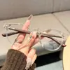 Óculos Redondos Pequenos Estilo Japonês Retrô Ultra-Leves em Tr90 com Hastes de Imitação de Madeira para Mulheres com Miopia Podem Ser Equipados com Armações de Olho de Altura para Homens