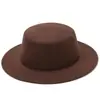 Directo de fábrica otoño e invierno moda sombrero simple coreano retro sombrero de lana británico sombrero plano para mujer