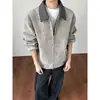 Jaqueta Estilo Casual de Alto Padrão Outono/Inverno para Homens e Mulheres, Gola Lapela, Peça da Moda, Descolada, Patchwork, Levemente Solta, Bonita