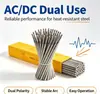 A402 (E310-16) Electrodo de Soldadura de Acero Inoxidable, Varilla Recubierta de Titanio-Calcio para Acero Inoxidable de Alta Temperatura