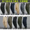 Comercio exterior transfronterizo explosiones pantalones casuales tridimensionales hombres sueltos rectos multibolsillos overol pantalones de hombre pantalones tácticos tendencia