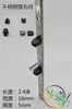 Accesorios de Soportes para Estantes de Vidrio de Gabinete Agujero Cruzado de Aluminio Pilar A Barra A de Acero Inoxidable Mueble Armario Zapatero Estante de Exhibición