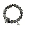 Novo Bracelete de Contas Rachadas de Gelo Estilo Chinês para Homens, Modelo Tendência 2026 com Toque de Luxo, Bracelete de Laço para Corrida para Mulheres, Bracelete de Nicho