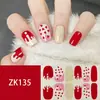 12 Pegatinas para Uñas Blancas de Dedos Completos Sin Hornear Impermeables y Duraderas Parche de Uñas Artísticas Estilo Simple Pegamento para Uñas al por Mayor