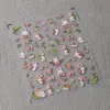 Pegatinas para Uñas con Gato Lindo en Relieve de Hierro Mn-376 Estilo Lindo Dibujos Animados Animales Suaves Lindos Serie de Colaboración Mn