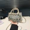 Bolso de hombro estilo occidental, textura informal sencilla, nueva moda coreana, bolso cruzado cuadrado pequeño para mujer, otoño 2025