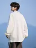 Moletom oversized pesado Orelha de Trigo 2026, moletom novo estilo com gola polo para homens, estilo casual americano de outono