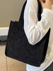 Bolso Tote de Gran Capacidad para Mujer Verano 2024 Bolso Tote para Viaje al Trabajo para Mujer Ins Estudiante Universitaria Clase Bolso de Hombro de Mano