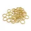 100 Anillos O múltiples tamaños anillo abierto anillo simple anillo de hierro anillo de conexión Accesorios para joyería DIY