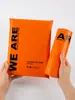 Bolsas de Mensajería Naranjas para Empaque y Logística, Paquetes Calientes Impermeables, Empaque Pequeño Impermeable Engrosado Personalizado para Ropa