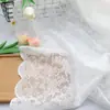 Cortina Tela de Renda Branca de Alta Qualidade Cortina de Gaze para Casamento Rede para Decoração de Mesa de Sobremesas Material de Tecido Lã