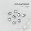 Decorações de Arte para Unhas de Cristal com Fundo Pontiagudo K9, Decorações de Arte para Unhas de Diamante de Cristal em Formato Irregular, Cubo de Açúcar Cintilante, Doce de Rocha, Decorações de Arte para Unhas de Ovo de Pombo