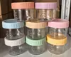 Potes de Vidro para Comida de Bebê 120ml no Atacado, Potes para Geleia e Caviar com Marcações de Escala, Potes de Vidro Selados com Tampas Coloridas, Potes Mason