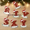 Decoraciones navideñas creativas transfronterizas con 26 adornos de letras, decoraciones navideñas y de Año Nuevo para el hogar