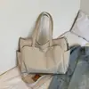 Bolsa de Lona para o Dia a Dia 2026 Novo Estilo Coreano Ins Versátil e Estilosa Bolsa Tote para Mulheres do Escritório