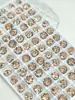 Pedras de Strass para Nail Art Huashiyue 8mm Fundo Pontiagudo, Super Brilhantes Corte 33 Cristal K9 Pontiagudo Redondo para Nail Art e Acessórios de Brincos Atacado