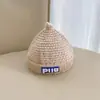 Gorro Chupeta Gorro Infantil de Lã Tricotado para Meninos e Meninas no Outono e Inverno Quente e Espesso Gorro Pulôver Bebê Tendência