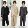 Comercio Exterior Transfronterizo Elegante Traje Británico para Niños Conjunto Traje de Boda Paje Ropa Formal Traje para Niños Ropa para Presentación de Piano