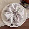 Scrunchie com vibe feminina, elástico de cabelo coreano fofo, acessório de cabelo estilo preguiçoso oversized, faixa de cabelo para coque