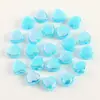 Caramelo 9mm Color Sólido Corazón de Durazno Ab Corazón Fantasía Cuentas Coloridas Pulsera Hecha a Mano Cuentas Agujero Recto Accesorios para Joyería DIY