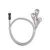 Micro Uno-A-Tres 4.0 Electrodo Cable Dinámico de Derivación Ecg Línea de Fisioterapia de Baja Frecuencia Masajeador Línea Medidor de Meridianos