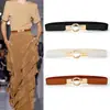 Reductor de cintura elástico de estilo coreano para mujer, Cinturón decorativo ajustado para vestidos, Reductor de cintura versátil y simple