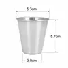 Aço Inoxidável 304 Taça de Vinho Shot Único Baijiu Cerveja Bebida Fria Escova de Dentes Enxaguante Bucal Copo de Água de Metal Restaurante Anti