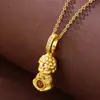 Colar Dourado Pequeno Buda Olho de Tigre Diamante Estilo Palácio Vintage Feminino Meio Antigo Design Tridimensional Versátil Corrente para Clavícula Escovada