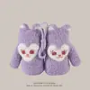 Guantes Pequeños para Niños, Guantes de Medio Dedo para Bebés, Niñas y Niños, Engrosados de Invierno, Cálidos, Cortavientos, Guantes de Cinco Dedos para Bebés de un Año