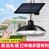 Nueva luz solar exterior e-commerce transfronterizo araña LED paisaje patio jardín pasillo lámpara de pared impermeable control remoto