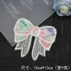 Cuentas de Patchwork Coloridas, Parches de Tela, Lazos en Forma de Corazón, Tubos de Cuentas, Lentejuelas, Bordado, Accesorios de Decoración para Ropa de Niñas, Tela de Bordado