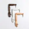 Tienda de ropa accesorios de exhibición para hombres, mujeres, niños, madera maciza, accesorios para manos, chapado antiguo, brazo, articulación móvil, colgante, mano