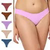 Serie de Tangas de Encaje Ondulado Zeriluna Sin Costuras de Tiro Bajo Suaves y Cómodos para la Piel Moda
