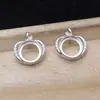Acessórios DIY Joias de Pérola Prata S925 Brincos de Maçã Suporte Vazio 9.5-9.7mm Acessórios para Brincos Jg6088