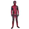 Novo Deadpool 3Cos Deadpool e Wolverine Fantasia Cosplay Roupas Deadpool 4 Macacão Deadpool Body