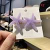 Pinza para el cabello de estrella de mar color caramelo estilo coreano ins Nuevo clip lateral para niña Clip Mori Lindo Pinza para el cabello combinable Tocado