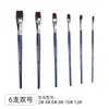 Pincel de Nylon Transfronterizo D881 Pincel para Acuarela Punta Plana Pincel para Pintura Acrílica al Óleo Pincel Especial para Pintura Artística