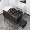 Cama de Lavado de Cabello Semi-Reclinable Personalizada por el Fabricante para Barbería Cama de Masaje y Lavado de Cabello para Adultos Cama de Belleza