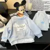 Nueva colección de primavera 2026: sudadera para niños, cuello redondo, casual, versátil, elegante, corte holgado, manga larga y prenda exterior de moda