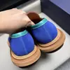 Jw Mocasines Casuales para Hombre de Talla Grande Estilo Británico Zapatos de Piel de Moda Punta Fina Slip-Ons de Diseñador