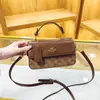 Bolsa de Lujo para Mujer de Comercio Exterior 2026 Nuevo Mini Cofre del Tesoro Lunar Bolso de Mano con Estampado Retro Clásico Bolso Cruzado Pequeño Cuadrado