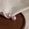 Pendientes de perla gris con diseño de nicho, pendientes de temperamento retro de moda para mujer, joyería de oreja de alta calidad con personalidad simple