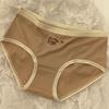 Ropa interior japonesa para chica, linda, dulce, sexy, sin costuras, transpirable, de algodón puro, antibacteriana, con entrepierna, talla grande, bragas de cintura media para mujer